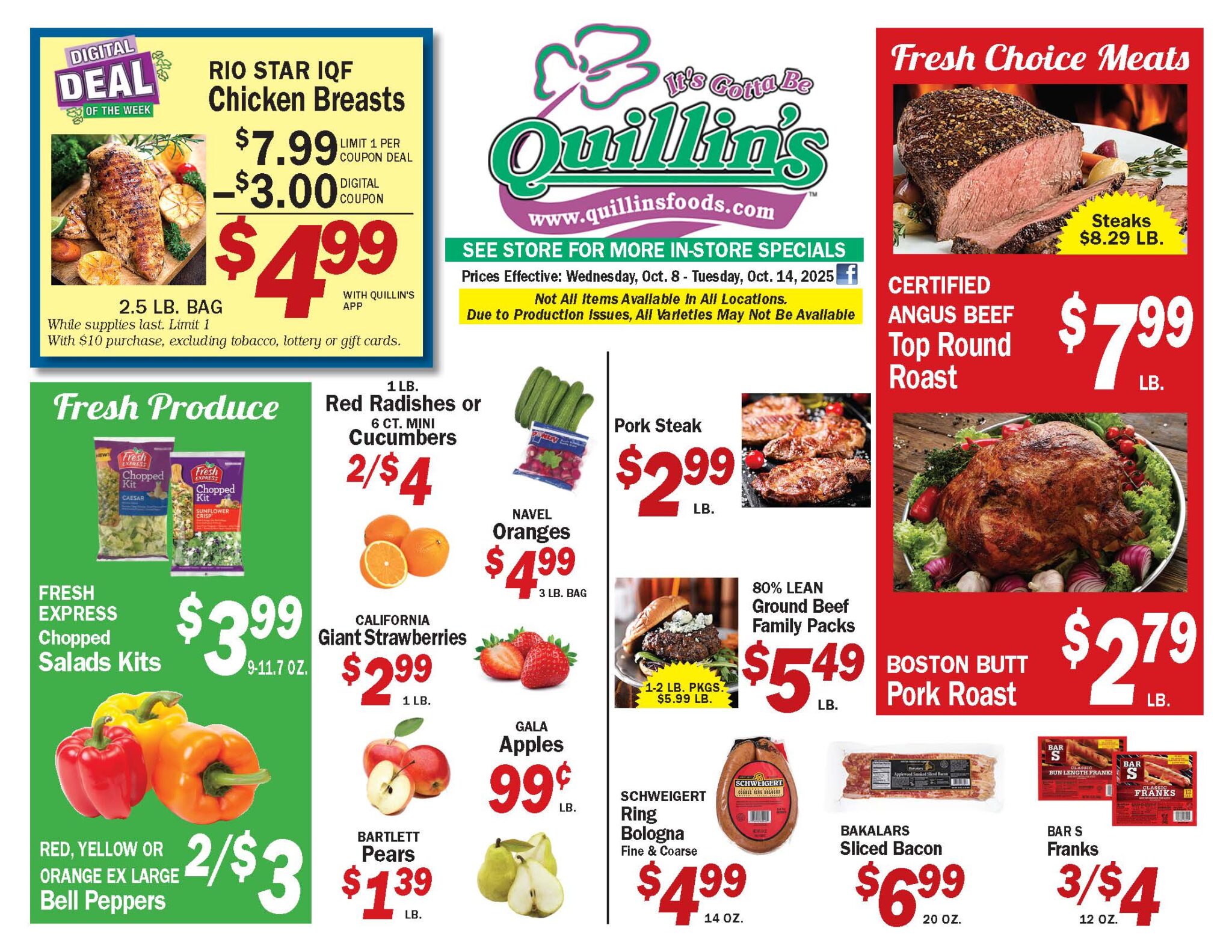 West Union, Iowa Grocery Store | Quillin's Quality Foods