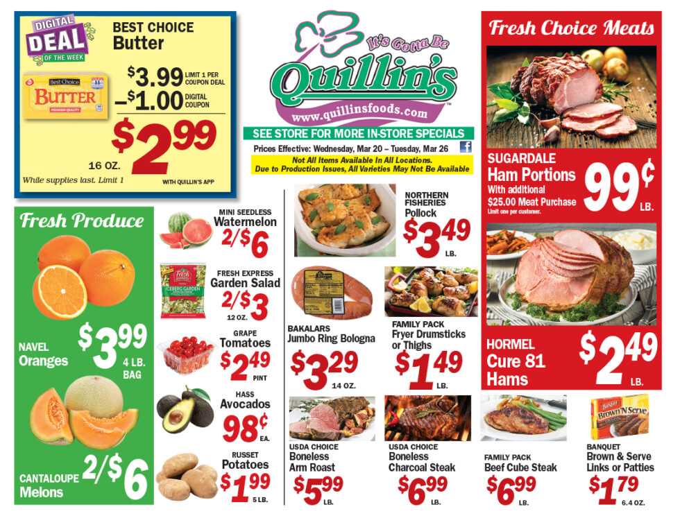 West Union, Iowa Grocery Store Quillin's Quality Foods