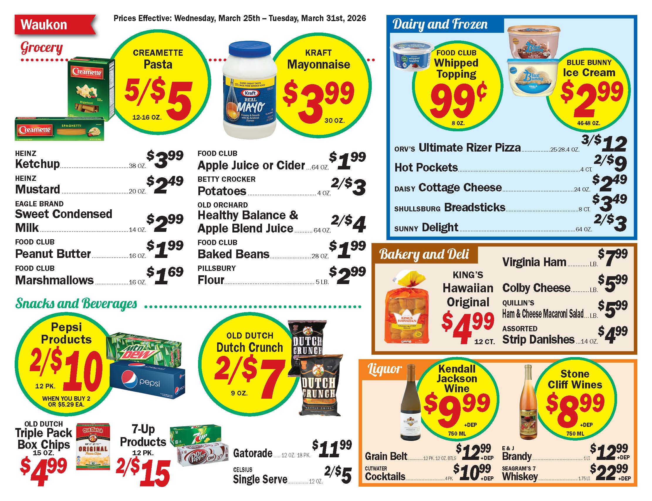 3.25 Waukon 2.25 Waukon