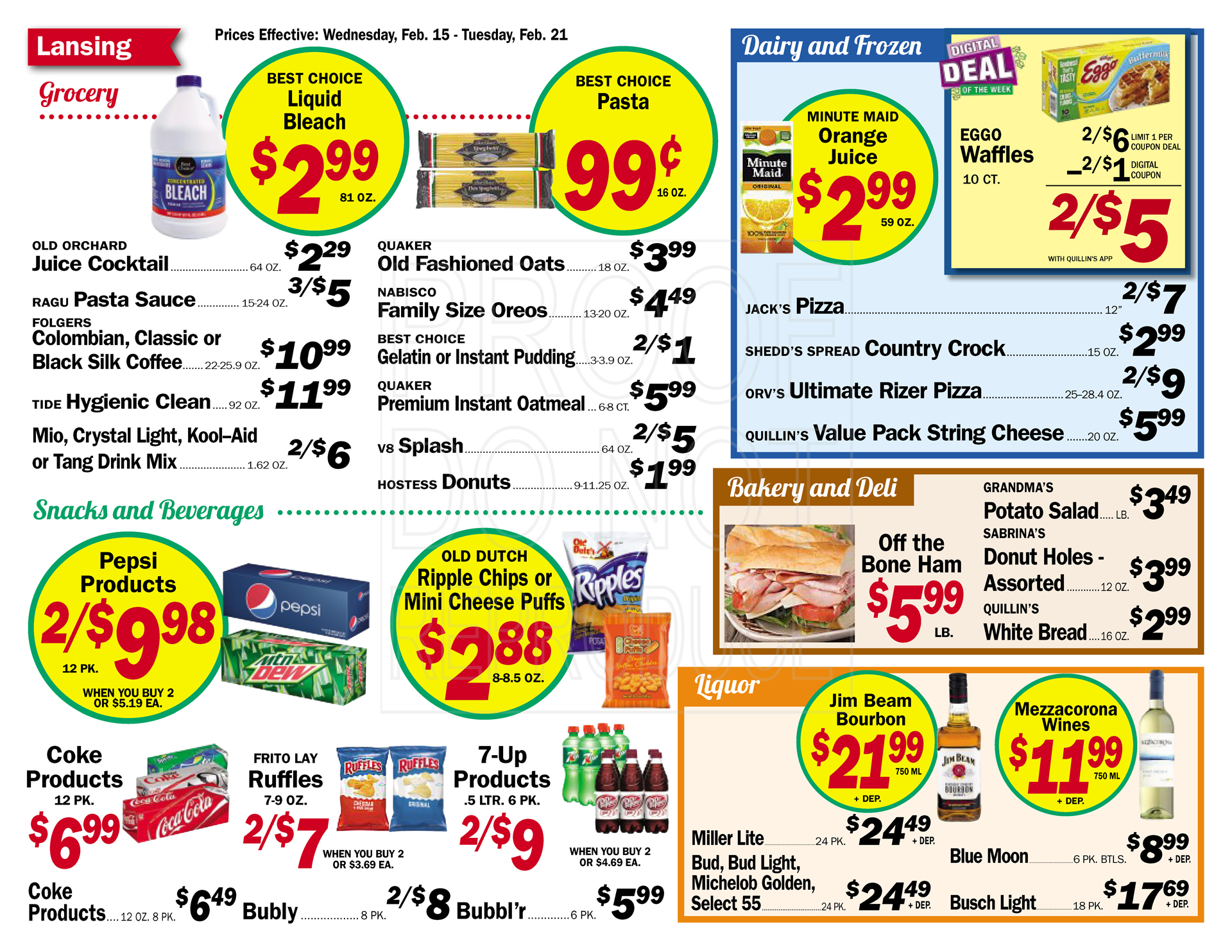 Lansing, Iowa Grocery Store Quillin's Quality Foods in Northeast Iowa