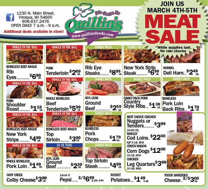 Viroqua, Wisconsin Grocery Store Quillin's Quality Foods