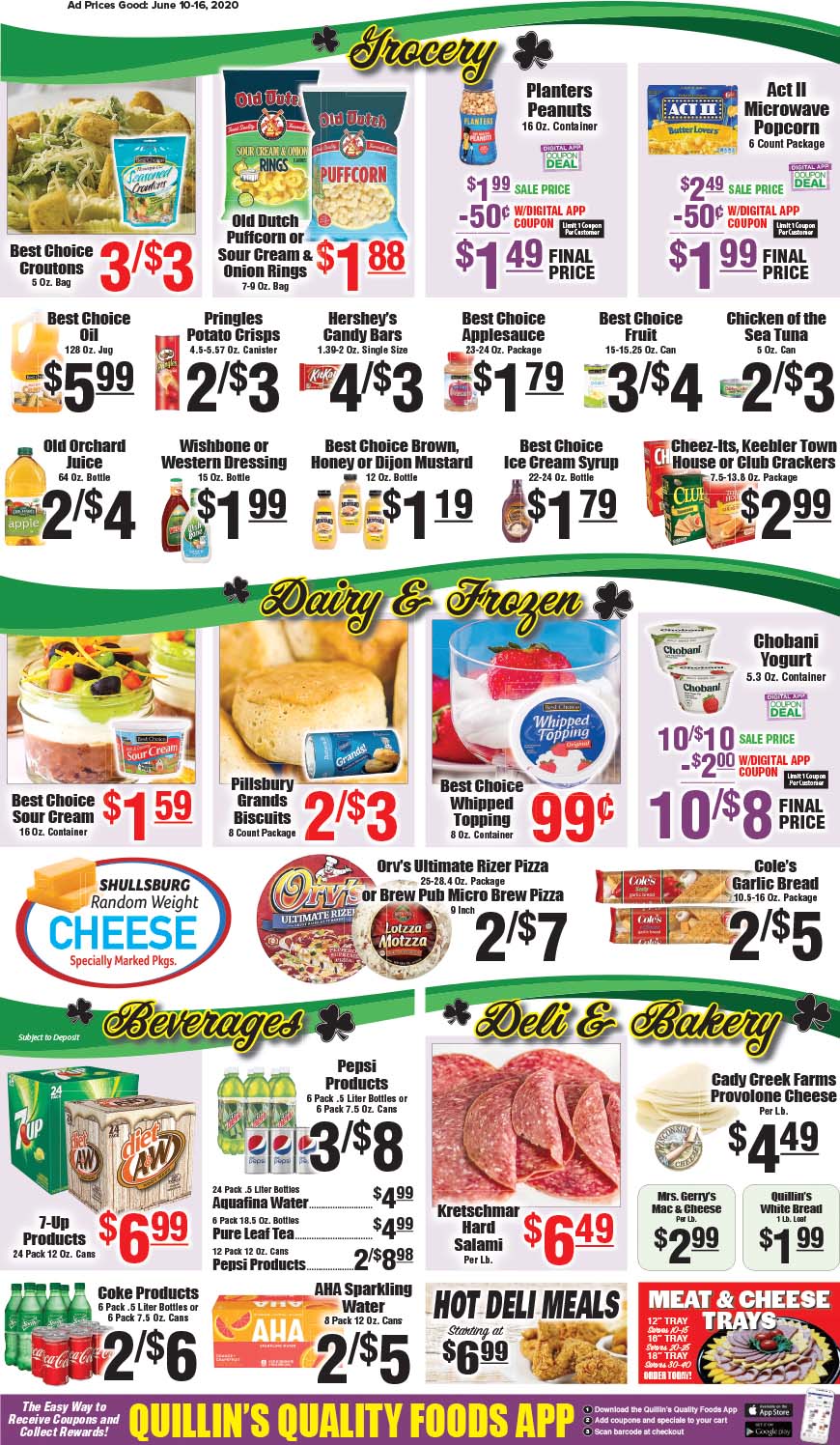 Current Ads | Quillin's Quality Foods