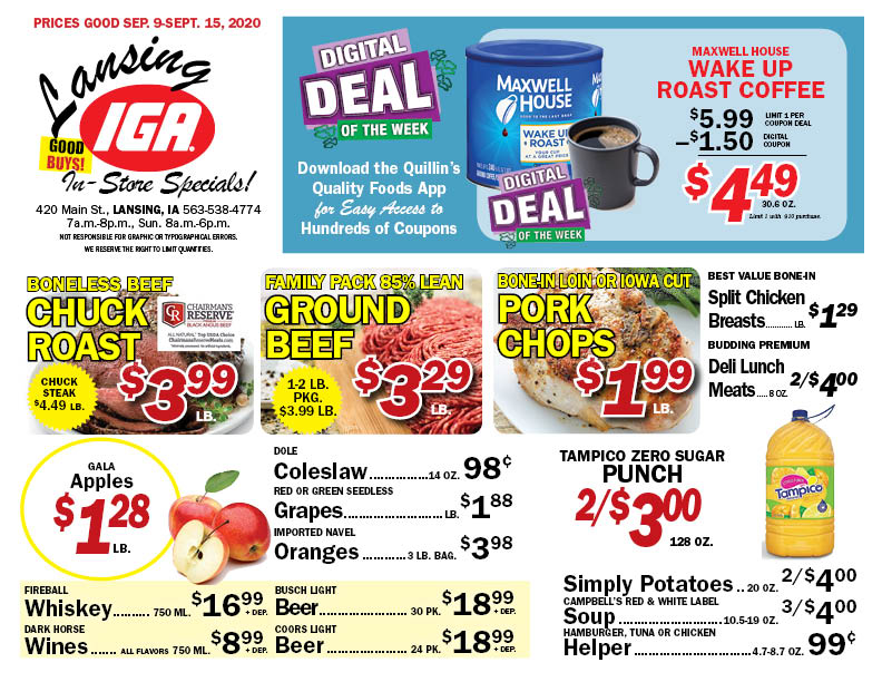 Lansing, IA Quillin's Quality Foods