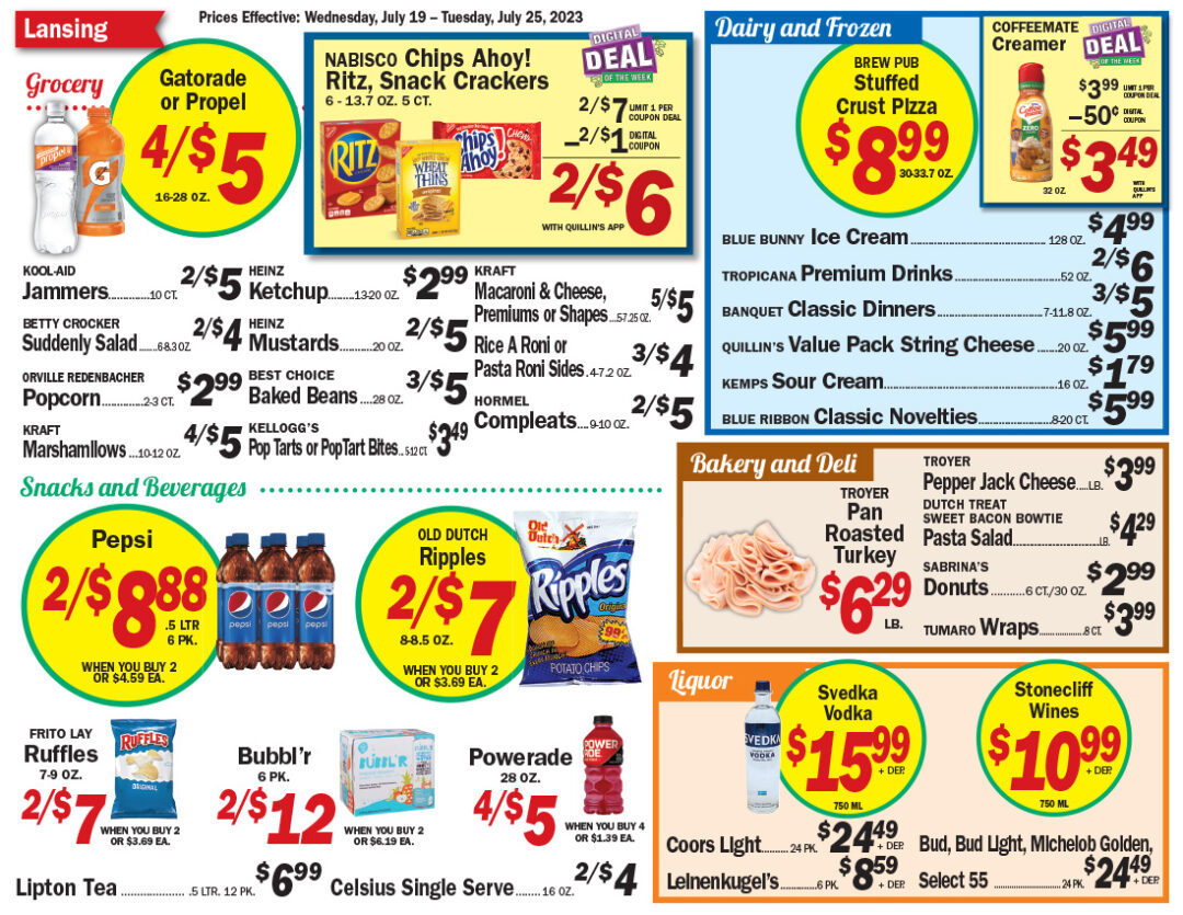 Lansing, Iowa Grocery Store Quillin's Quality Foods in Northeast Iowa